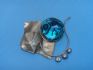 pin combined with abalonuy & silver 24 K gold dipt
