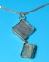 sterling silver necklace with Roman Glass