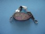 sterling silver necklace with Roman Glass