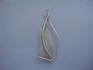 sterling silver necklace with Roman Glass