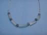 sterling silver necklace with Roman Glass