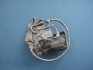 sterling silver pins with Roman Glass