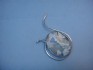 sterling silver pins with Roman Glass