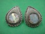 sterling silver earring  with Roman Glass