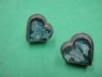 sterling silver earring  with Roman Glass