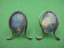 sterling silver earring  with Roman Glass