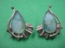 sterling silver earring  with Roman Glass