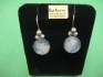 sterling silver earring  with Roman Glass