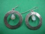 sterling silver earring  with Roman Glass