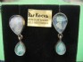 sterling silver earring  with Roman Glass