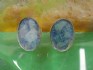 sterling silver earring  with Roman Glass