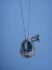 sterling silver necklace combined with abalonuy