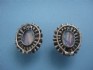 sterling silver earring  with Roman Glass