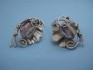 sterling silver earring  with Roman Glass