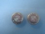 sterling silver earring  with Roman Glass