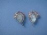sterling silver earring  with Roman Glass
