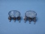 sterling silver earring  with Roman Glass