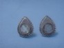 sterling silver earring  with Roman Glass