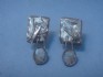 sterling silver earring  with Roman Glass
