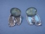 sterling silver earring  with Roman Glass