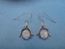 sterling silver earring  with Roman Glass