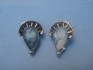 sterling silver earring  with Roman Glass