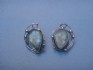 sterling silver earring  with Roman Glass