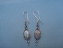 sterling silver earring  with Roman Glass
