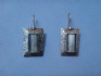 sterling silver earring  with Roman Glass
