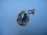 sterling silver pin combined with abalonuy