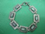 sterling silver bracelets with Roman Glass