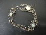 sterling silver bracelets with Roman Glass