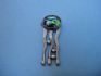sterling silver pin combined with abalonuy