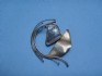sterling silver pin combined 24 K dipt