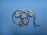 sterling silver pin combined 24 K dipt