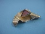 sterling silver pin combined 24 K dipt
