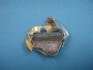 sterling silver pin combined 24 K dipt