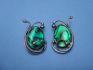 sterling silver earring combined with abalonuy