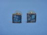 sterling silver earring combined 24 K dipt