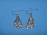 sterling silver earring combined 24 K dipt