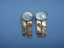 sterling silver earring combined 24 K dipt