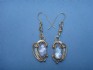 sterling silver earring combined 24 K dipt