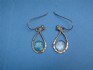 sterling silver earring combined 24 K dipt