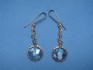 sterling silver earring combined 24 K dipt