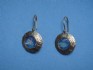 sterling silver earring combined 24 K dipt