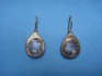sterling silver earring combined 24 K dipt