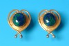 sterling silver earring combined 24 K dipt