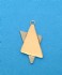 Titanium necklace combined 14 K gold