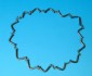 Titanium necklace combined 14 K gold
