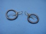 Titanium earring combined 14 K gold